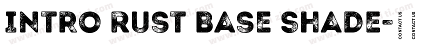 Intro Rust Base Shade字体转换